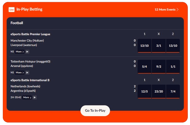 Betano football betting