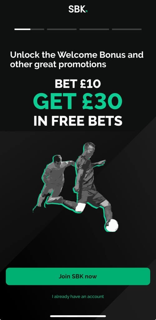 SBK &pound;30 free bets
