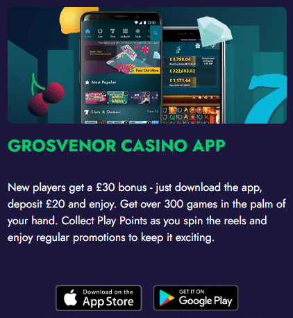 grosvenor casino app