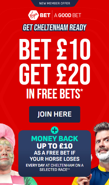 virgin bet pre-Cheltenham offer