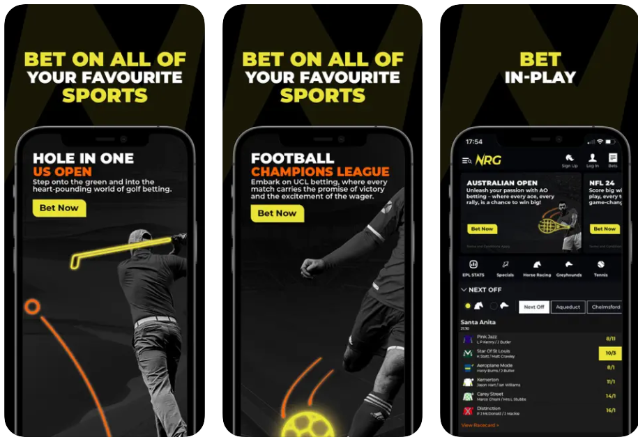 nrg bet on mobile uk