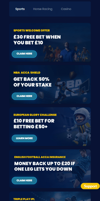 highbet existing customer promotions