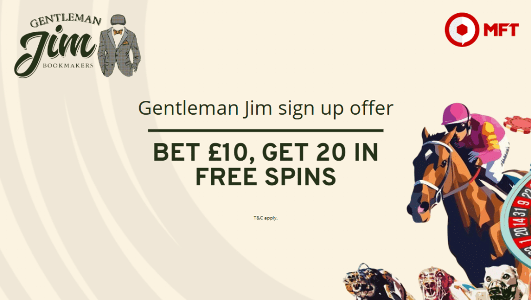 Gentleman Jim sign up offer uk