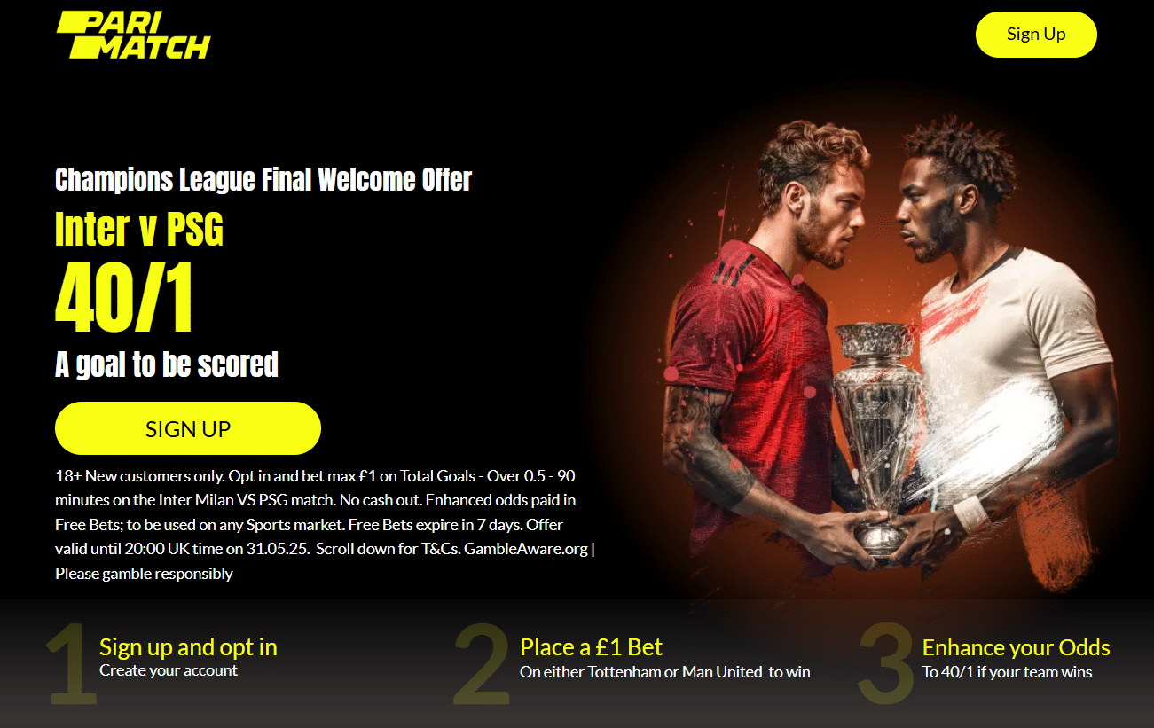 parimatch ucl final offer