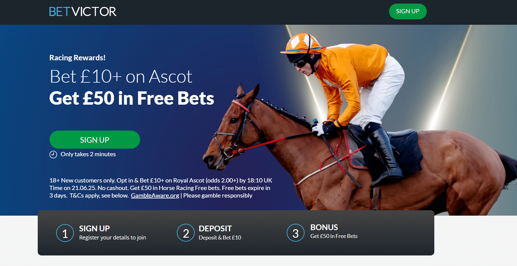 betvictor royal ascot bet 10 get 50 offer