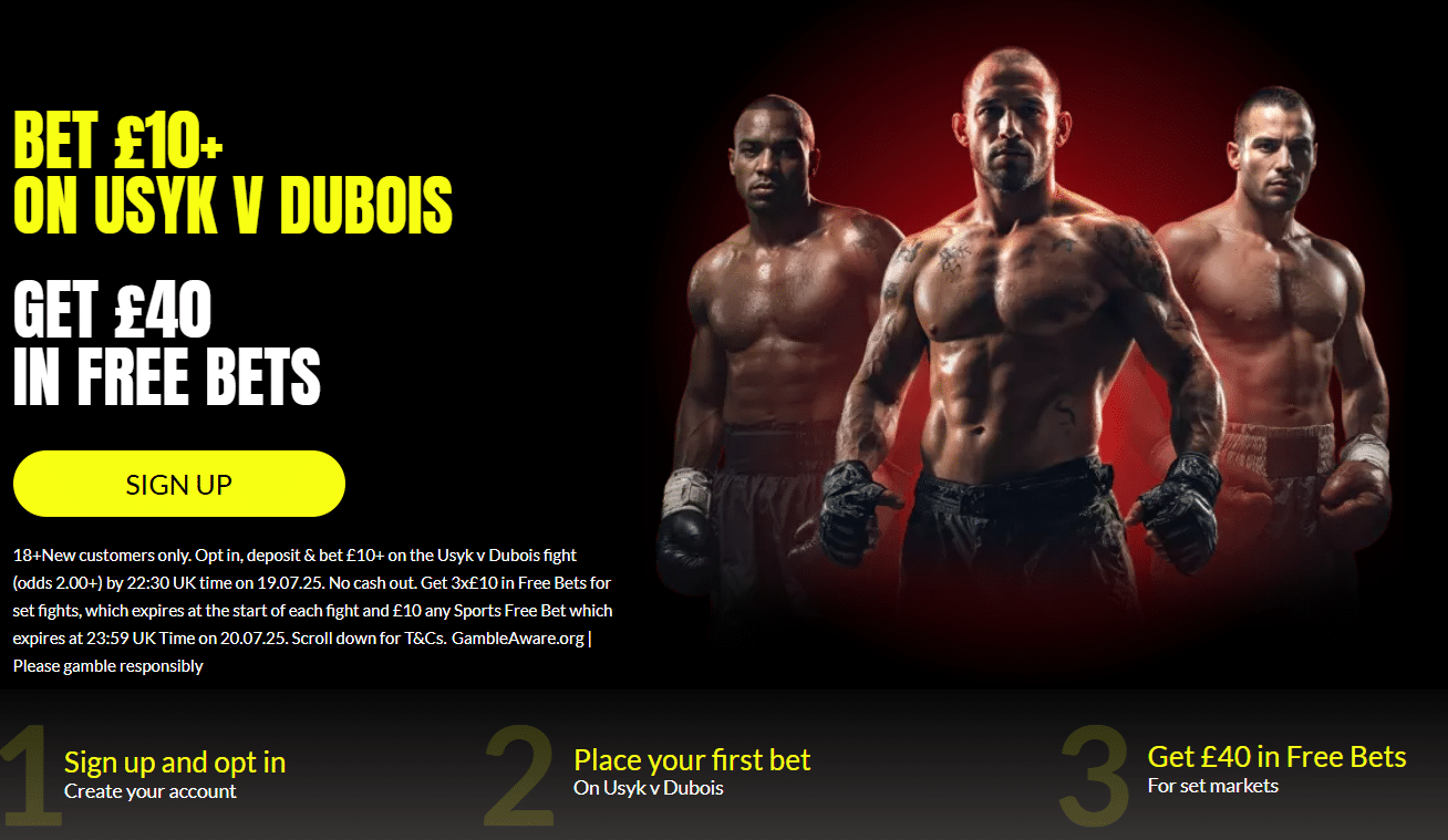 Usky vs Dubois talkSPORT Bet