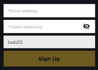 Priced Up Bet sign up offer code field