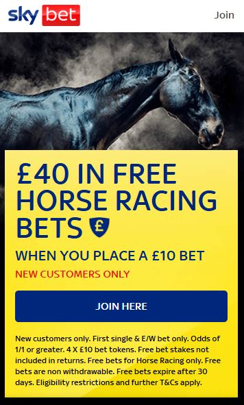 sky bet racing offer
