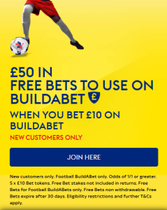 sky bet sign up offer: Bet &pound;10 get &pound;50