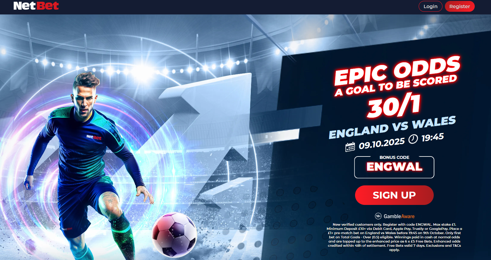 Netbet promo offer
