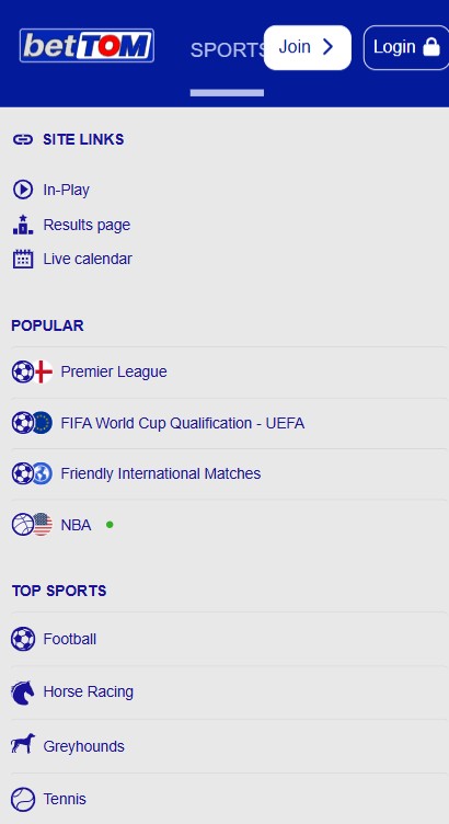 Bet tom sports markets